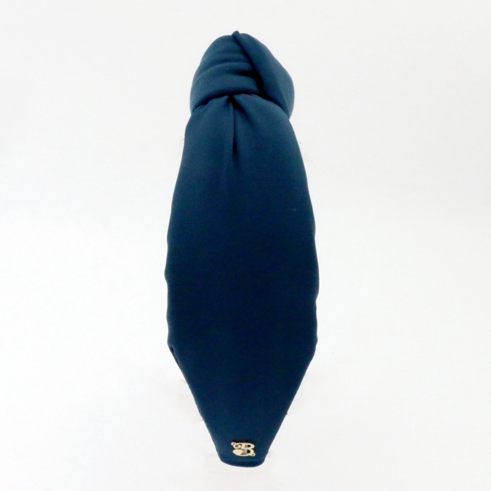 311. The Brooke Shade Navy Blue Neoprene Headband - Picture 3 of 7